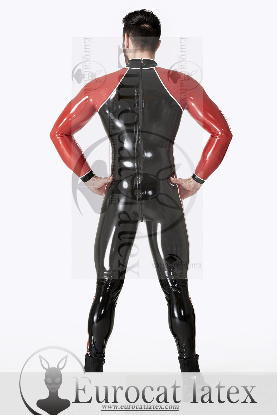 eurocat latex Herren-Catsuit „Zip-A-Dee“ mit Reißverschluss hinten