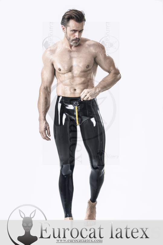 eurocat latex Male Two-Stripes Leggings