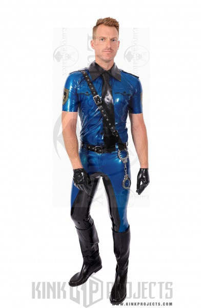 eurocat latex Militärpolizeihemd für Männer mit kurzen Ärmeln