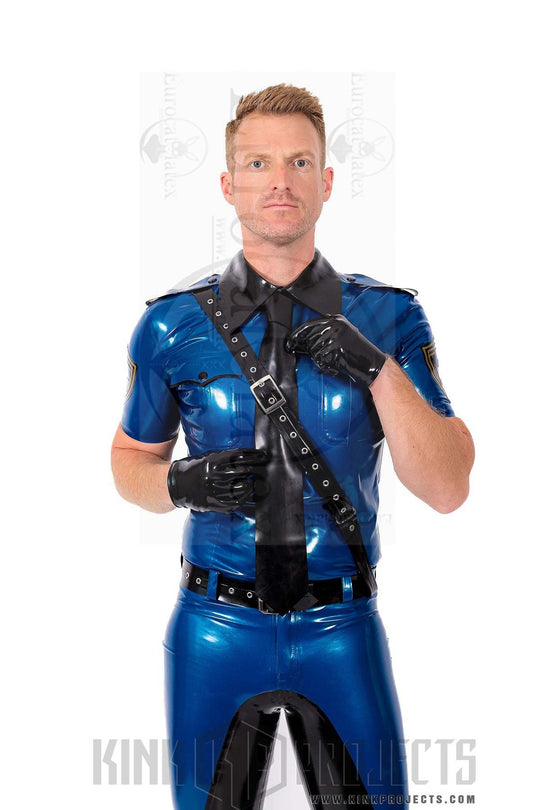 eurocat latex Militärpolizeihemd für Männer mit kurzen Ärmeln